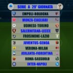 Le partite di Serie A di oggi, il calendario e gli orari del turno infrasettimanale Le partite di Serie A di oggi, il calendario e gli orari del turno infrasettimanale