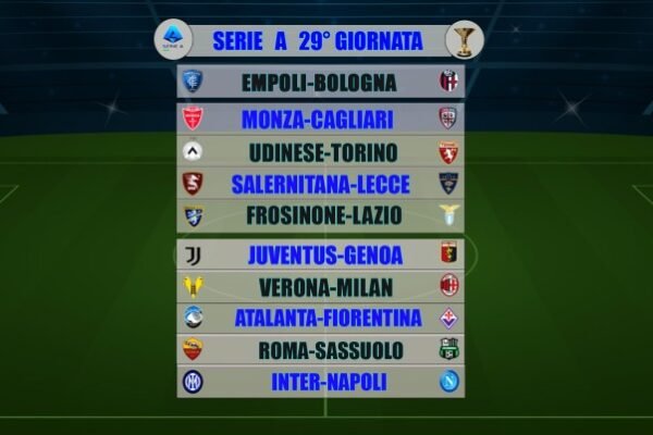 Le partite di Serie A di oggi, il calendario e gli orari del turno infrasettimanale Le partite di Serie A di oggi, il calendario e gli orari del turno infrasettimanale
